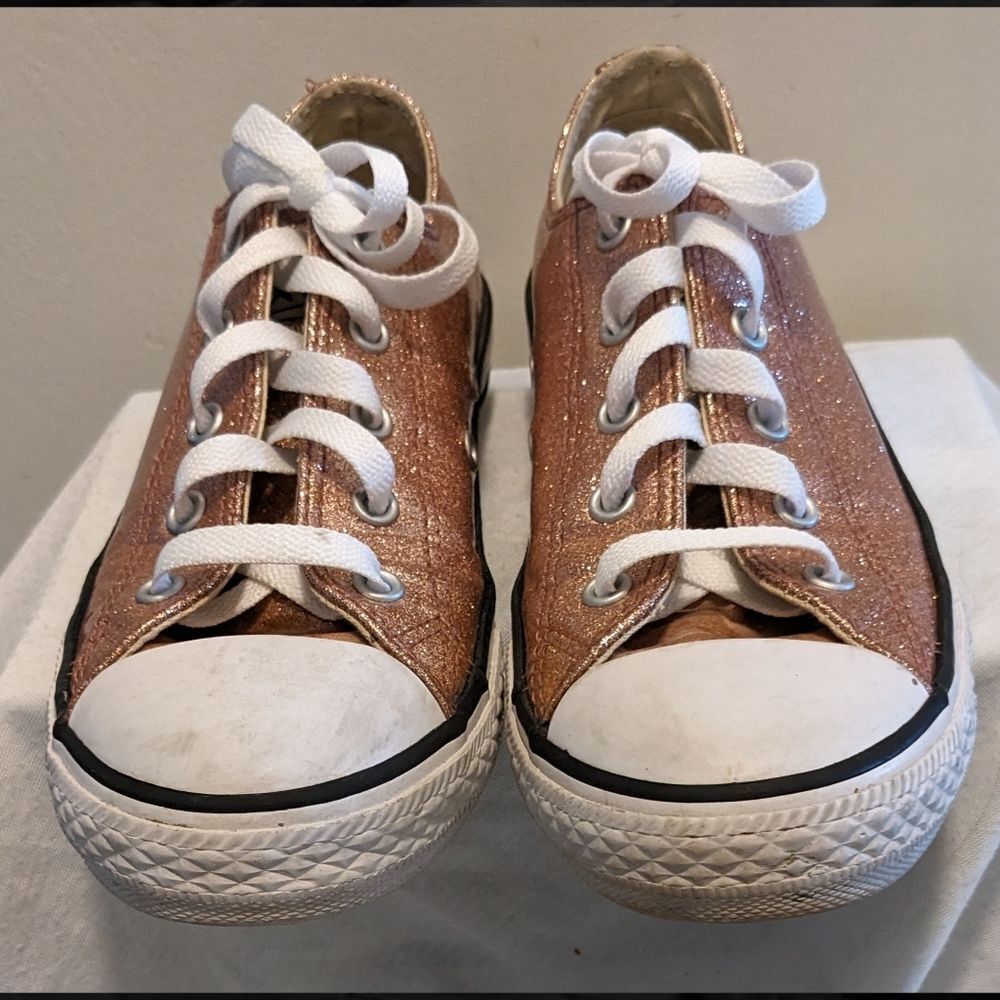 TR Converse All Star Juniors Glitter - EUC